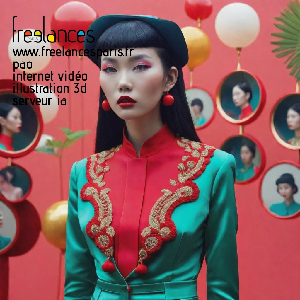 Pao mise en page internet vidéo illustration 3d serveur IA générative AI freelance paris studio de création magazines lcxho8y0